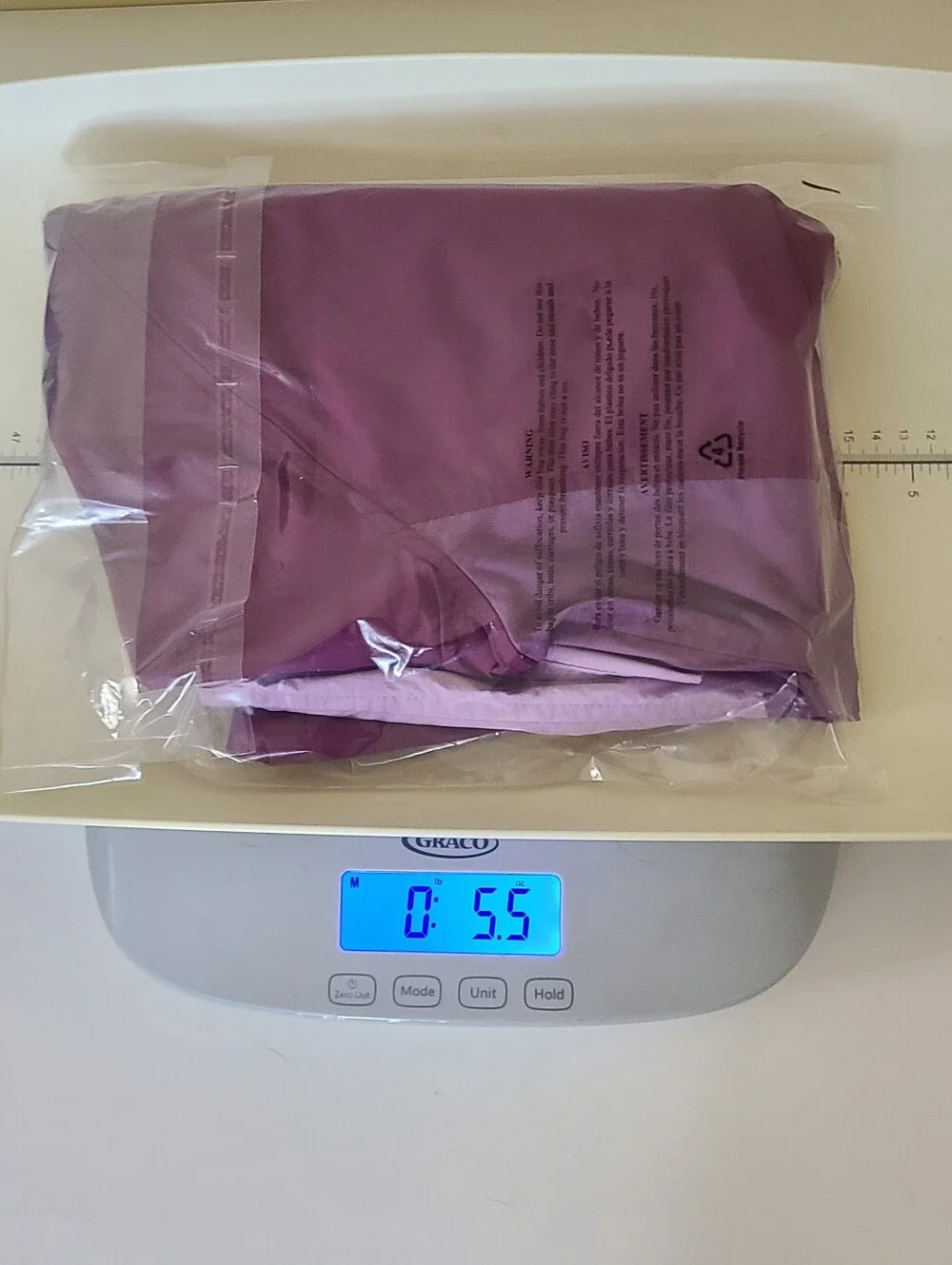 L.L. Bean Girls Wind and Rain Jacket Size Small 8 Purple Waterproof